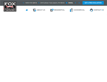 Tablet Screenshot of foxbrothersalarms.com